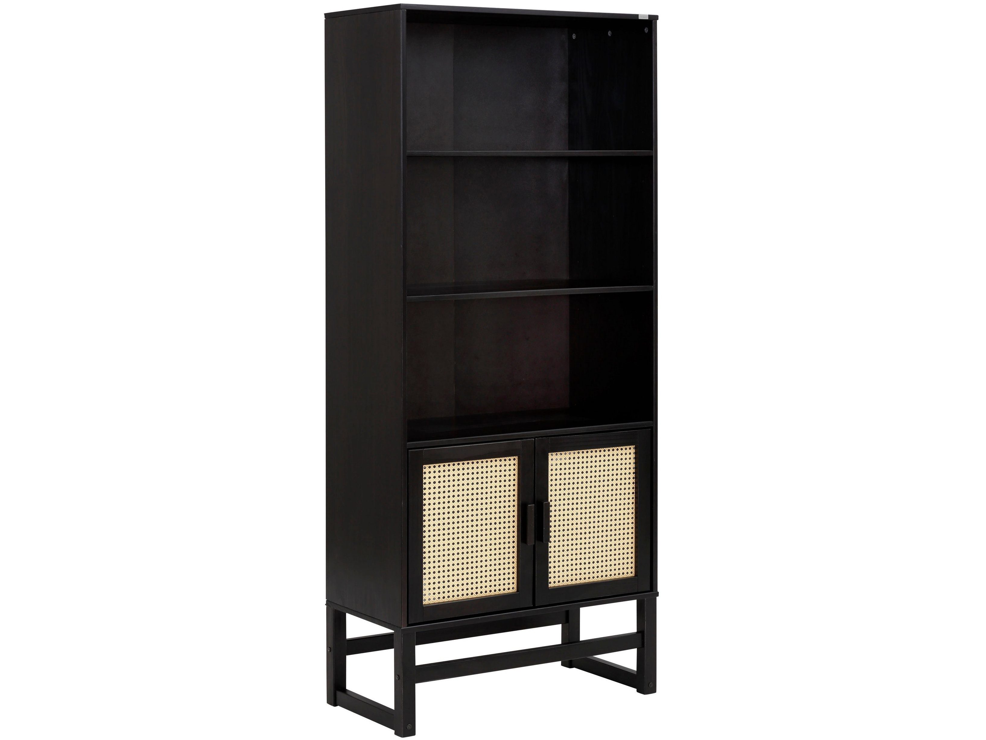 loft24 Bücherregal Jenna, Bücherschrank aus Massivholz günstig online kaufen