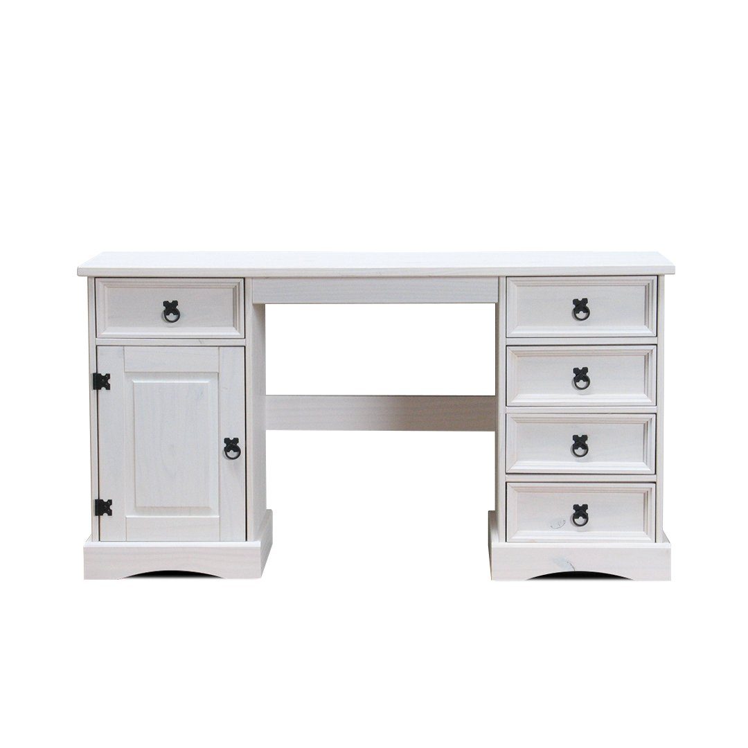 ebuy24 Schreibtisch New Mexico Schreibtisch Breite 141 cm, Höhe 76 cm günstig online kaufen