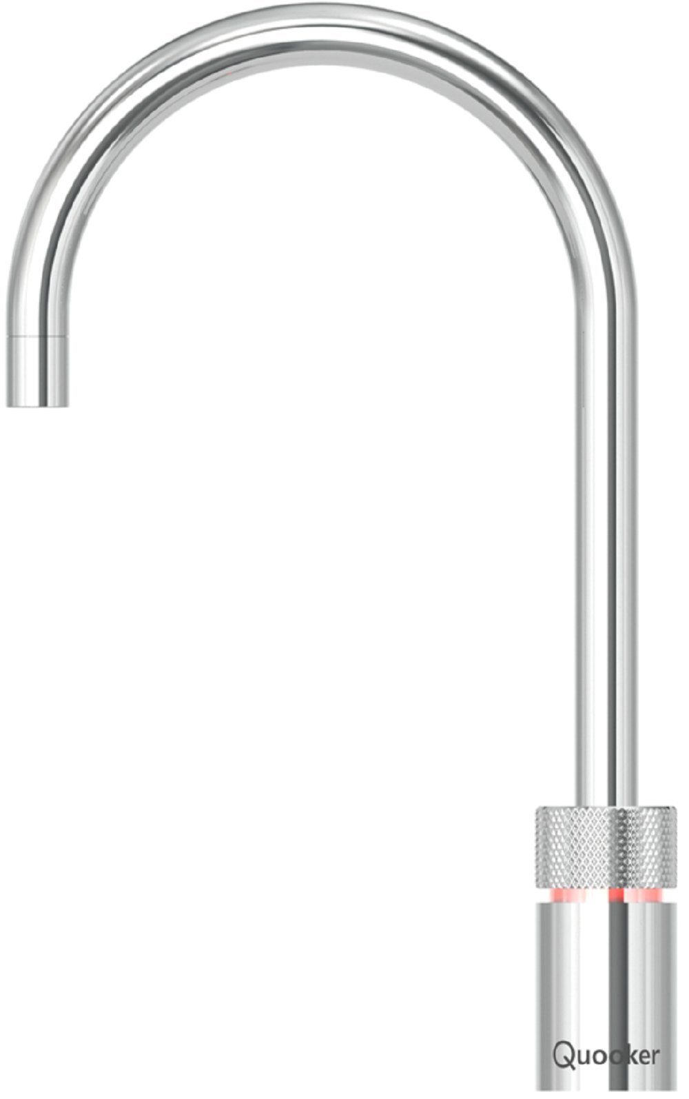 QUOOKER Küchenarmatur Nordic Round single tap mit COMBI+ Reservoir verchromt glänzend *inkl. 7 JAHRE GARANTIE*