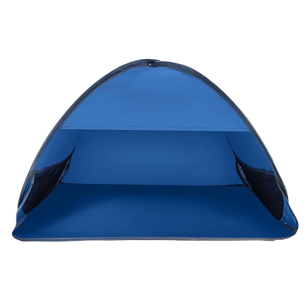 1 Tipi-Zelt Personen Tragbar Blau Shelter für Sun Automatisches Up Pop Strandzelt, Dsen