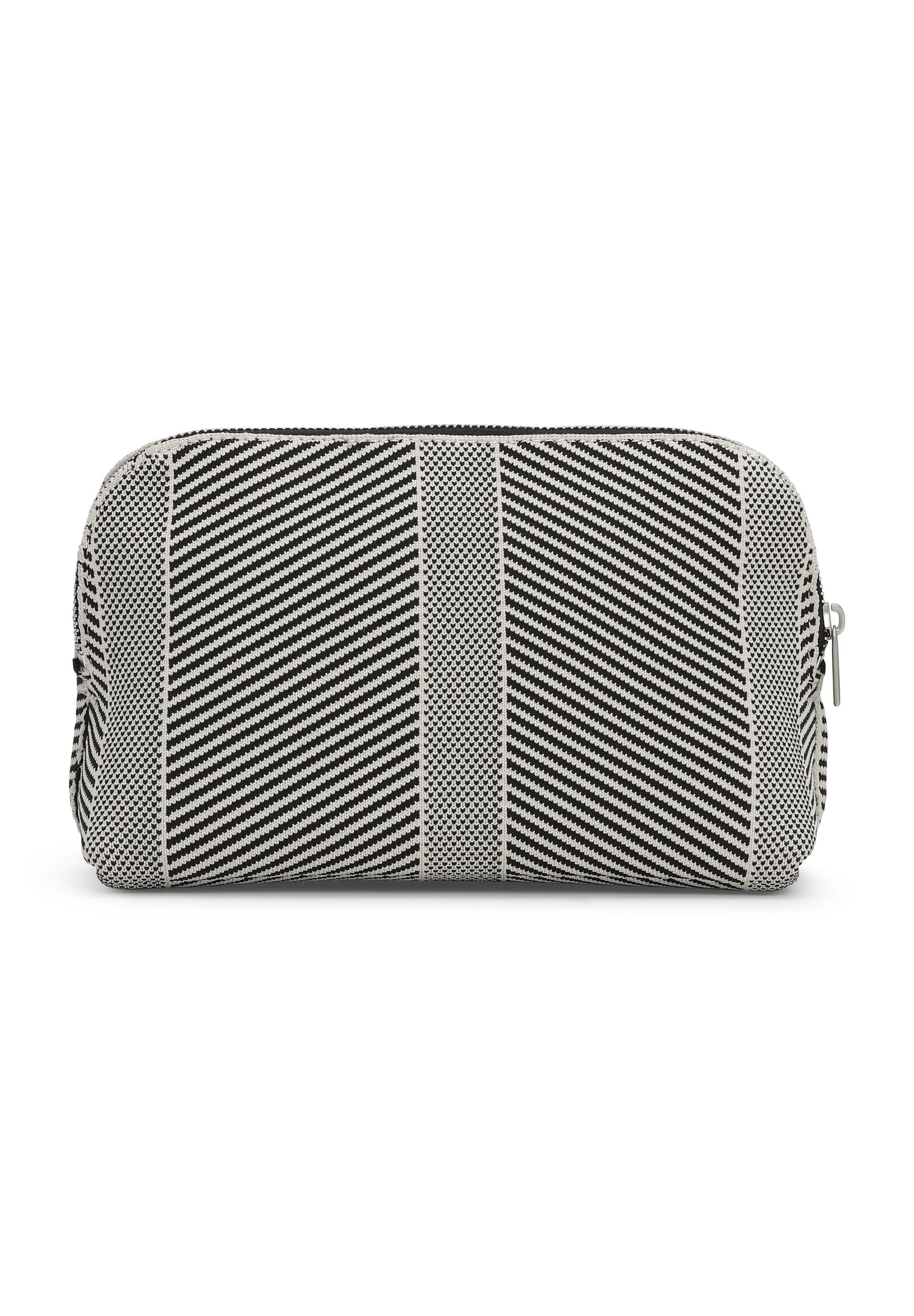 Ilse Jacobsen Kosmetiktasche KNITTY02, Stricktasche, trendiges Muster, Logo-Reißverschluss, Innentasche