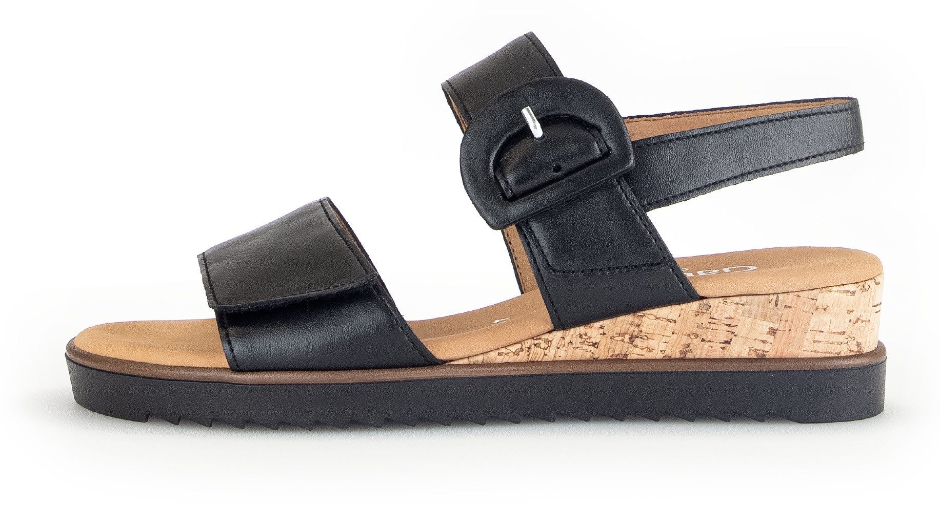 Gabor GENUA Keilsandalette, Riemchensandale, Sommerschuh, Komfortschuh in Weite G (weit)