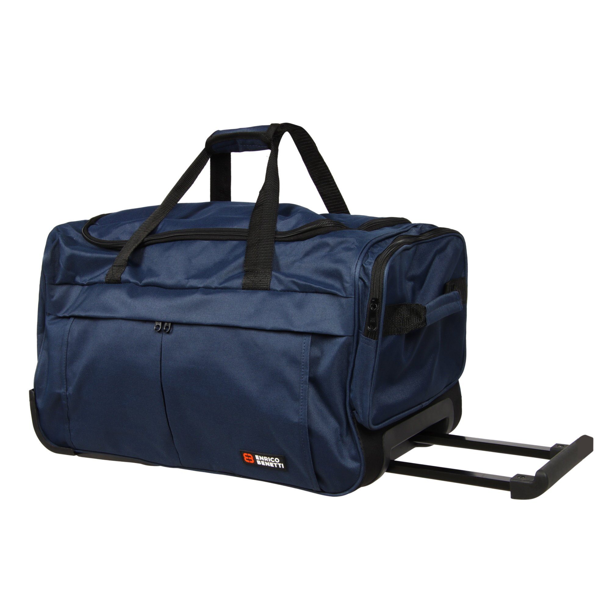 HTI-Living Reisetasche (1-tlg), Trolleybag Rollen auf 55 Blau Reisetasche