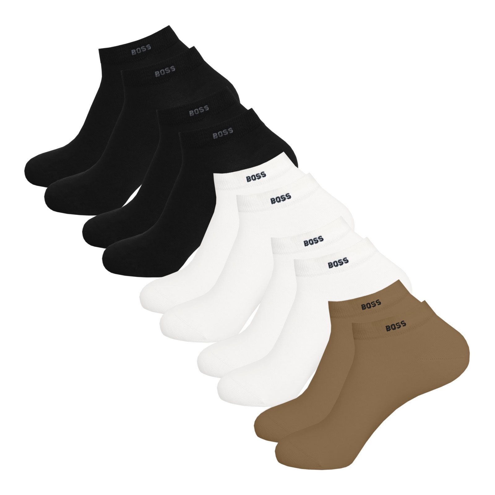 BOSS Sneakersocken AS Uni CC (5-Paar) mit eingewebtem Boss Logo günstig online kaufen