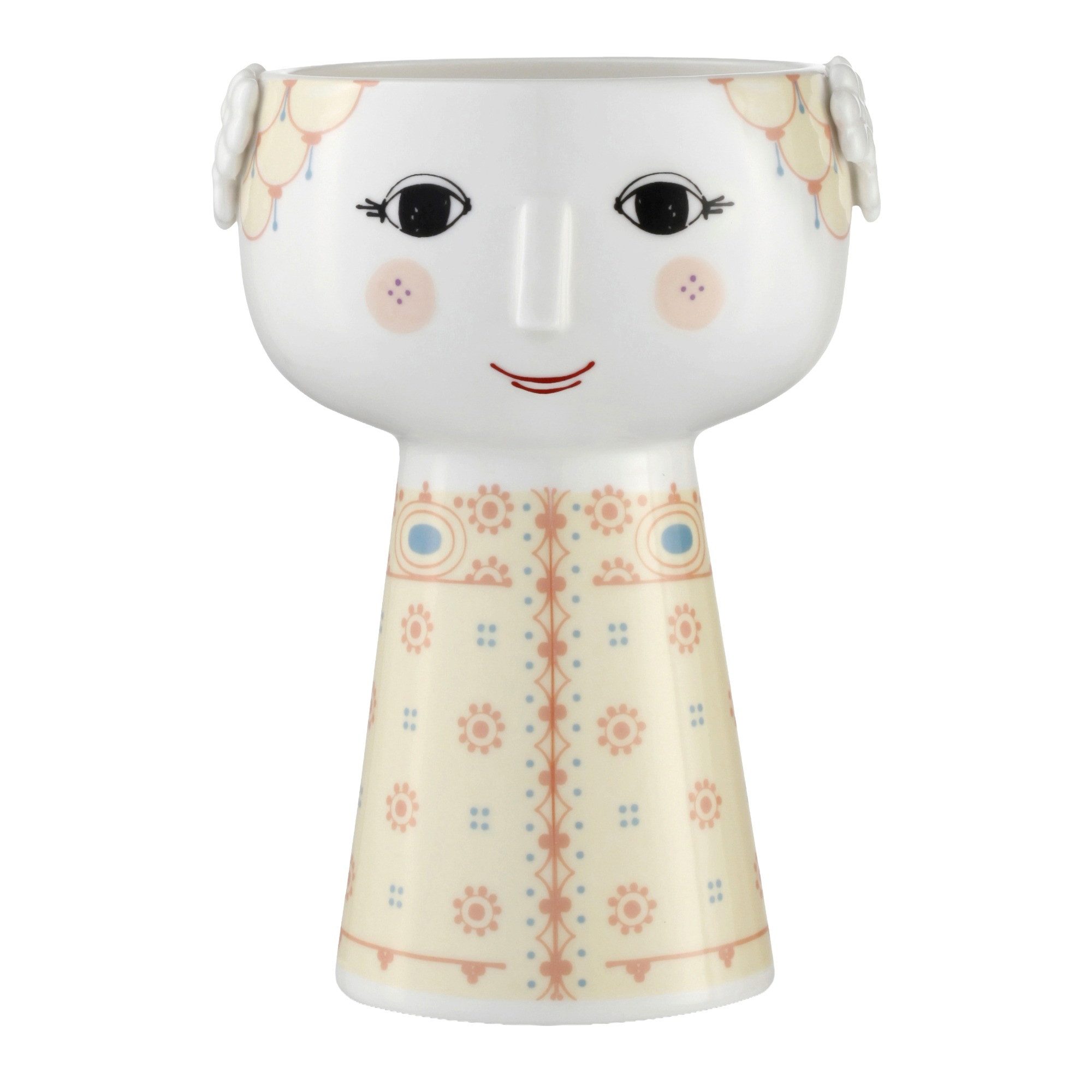 Bjørn Wiinblad Dekovase Bjørn Wiinblad Eva Vase H15 soft yellow günstig online kaufen