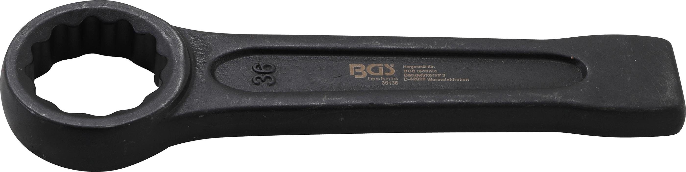 BGS technic Ringschlüssel Schlag-Ringschlüssel, SW 36 mm