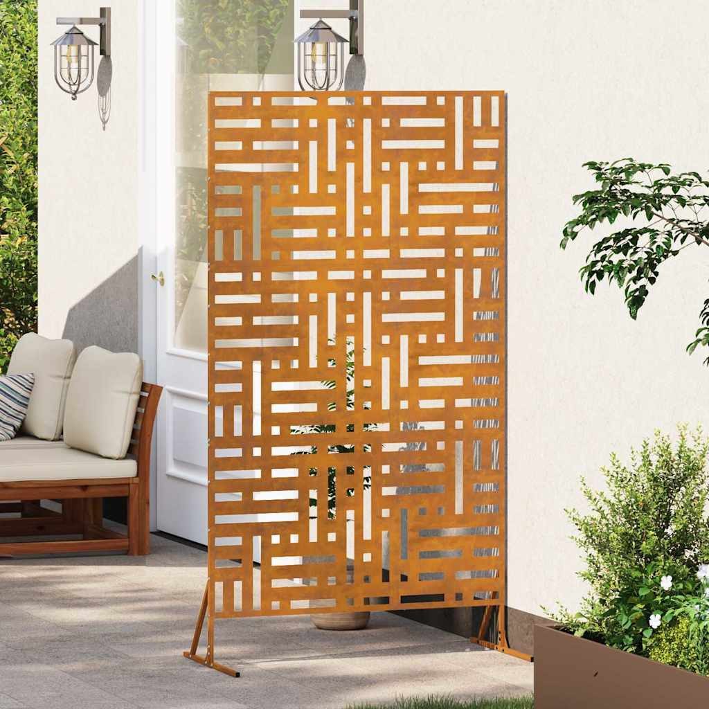 vidaXL Seitenmarkise 100 x 50 x 180 cm Sichtschutz 180 cm Wetterstahl