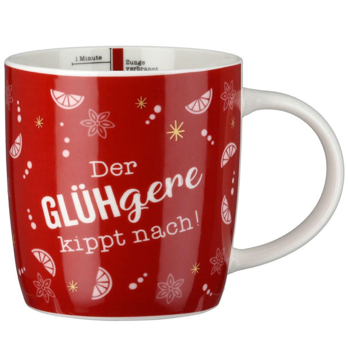 GILDE Tasse Henkelbecher Glühweinbecher Der Glühgere