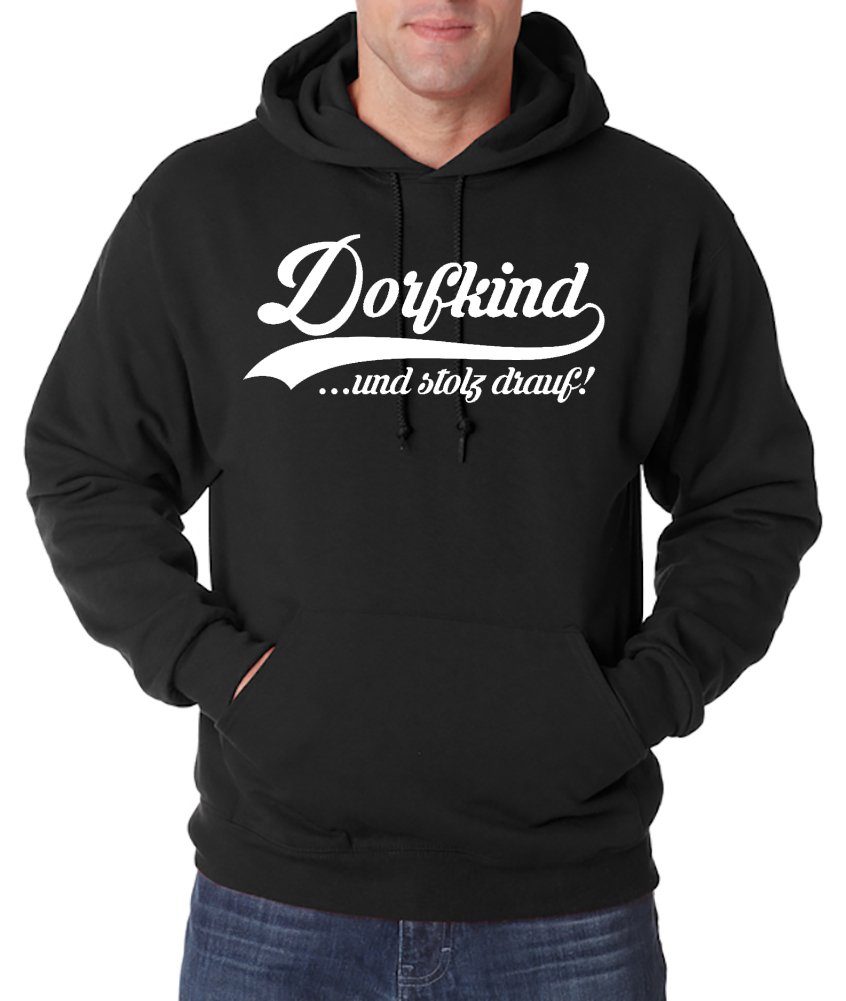 Youth Designz Kapuzenpullover Dorfkind Herren Hoodie Pullover mit lustigem Frontprint