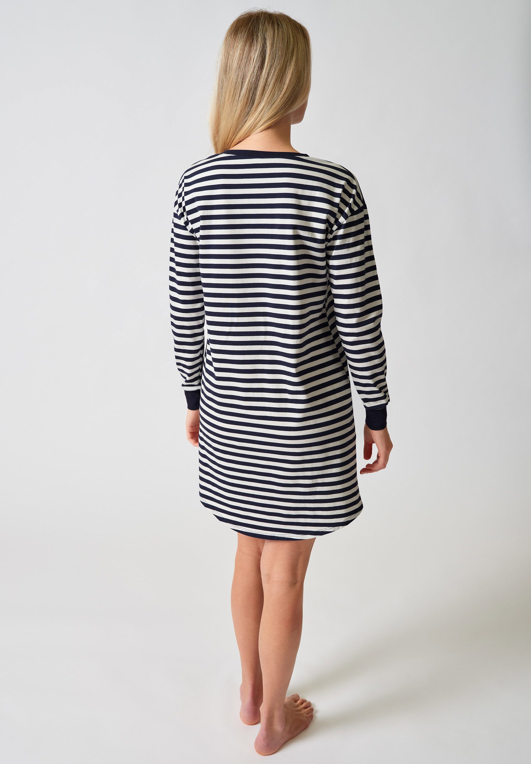 Skiny Sleepshirt Night In Mix & Match mit Rundhalsausschnitt, langärmelig, Cotton-Mix, bequem