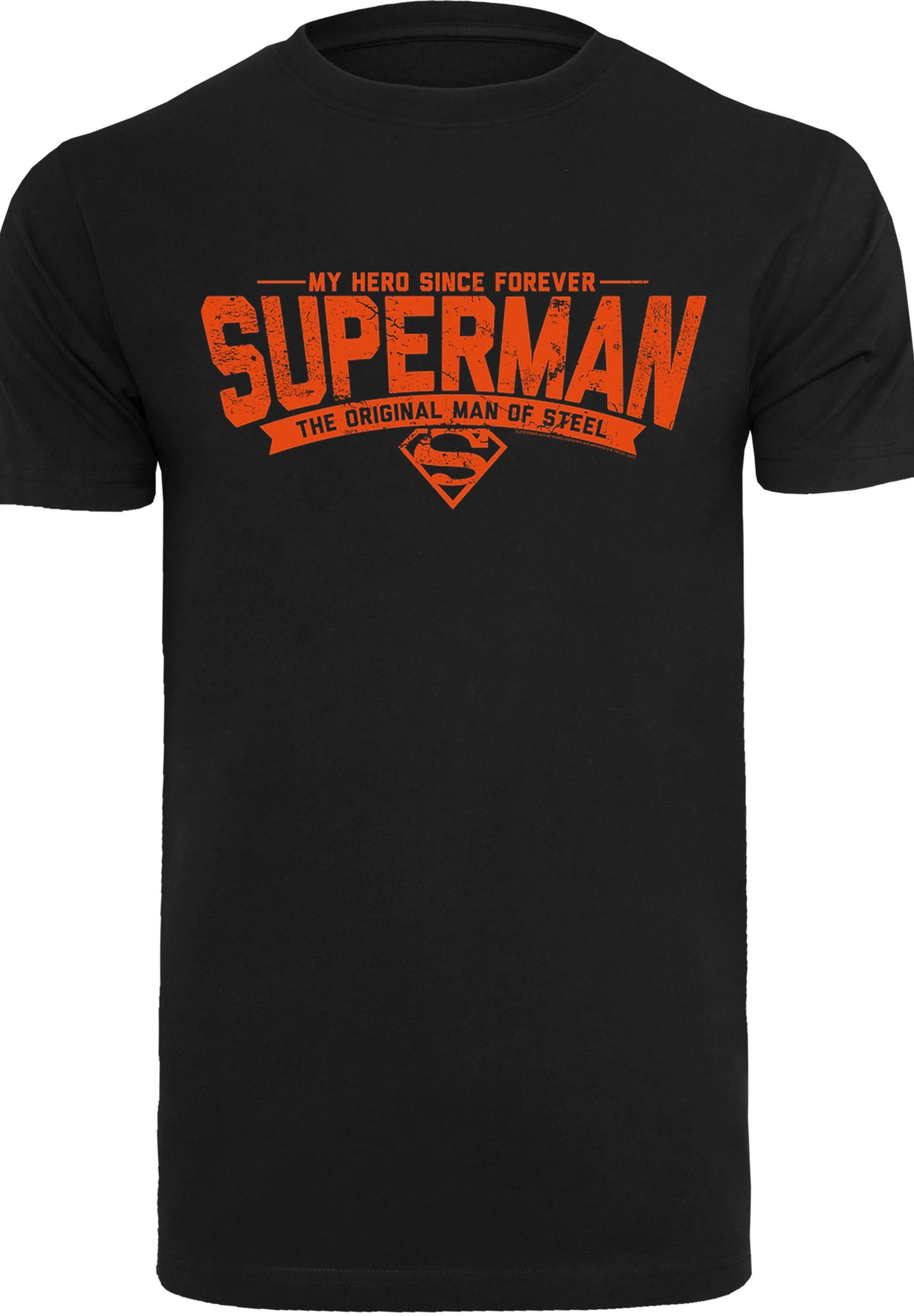 Hero Herren,Premium Comics Merch,Regular-Fit,Basic,Bedruckt schwarz My Superman F4NT4STIC T-Shirt DC