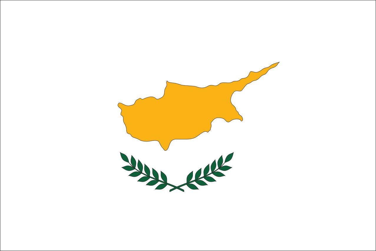 Zypern Querformat flaggenmeer 160 g/m² Flagge