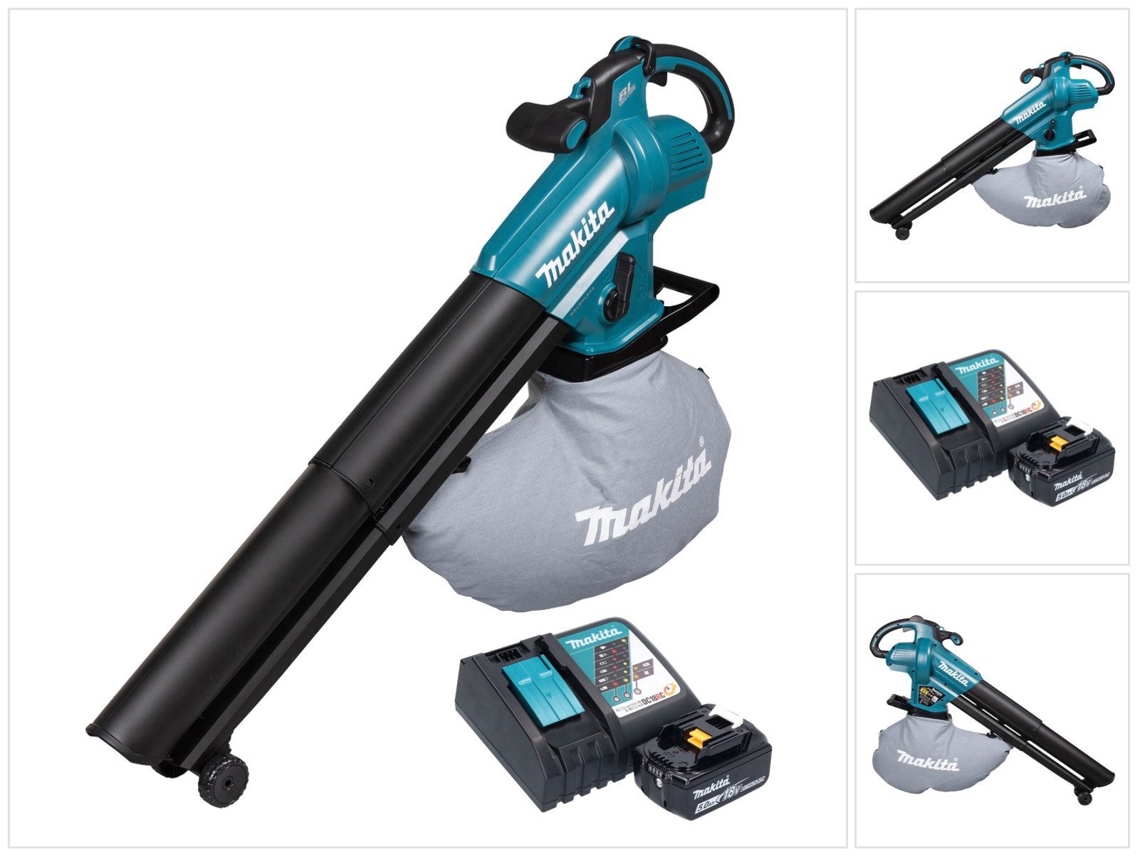 Makita Akku-Laubbläser DUB 187 RT Akku Laubbläser und Laubsauger 18 V Brushless