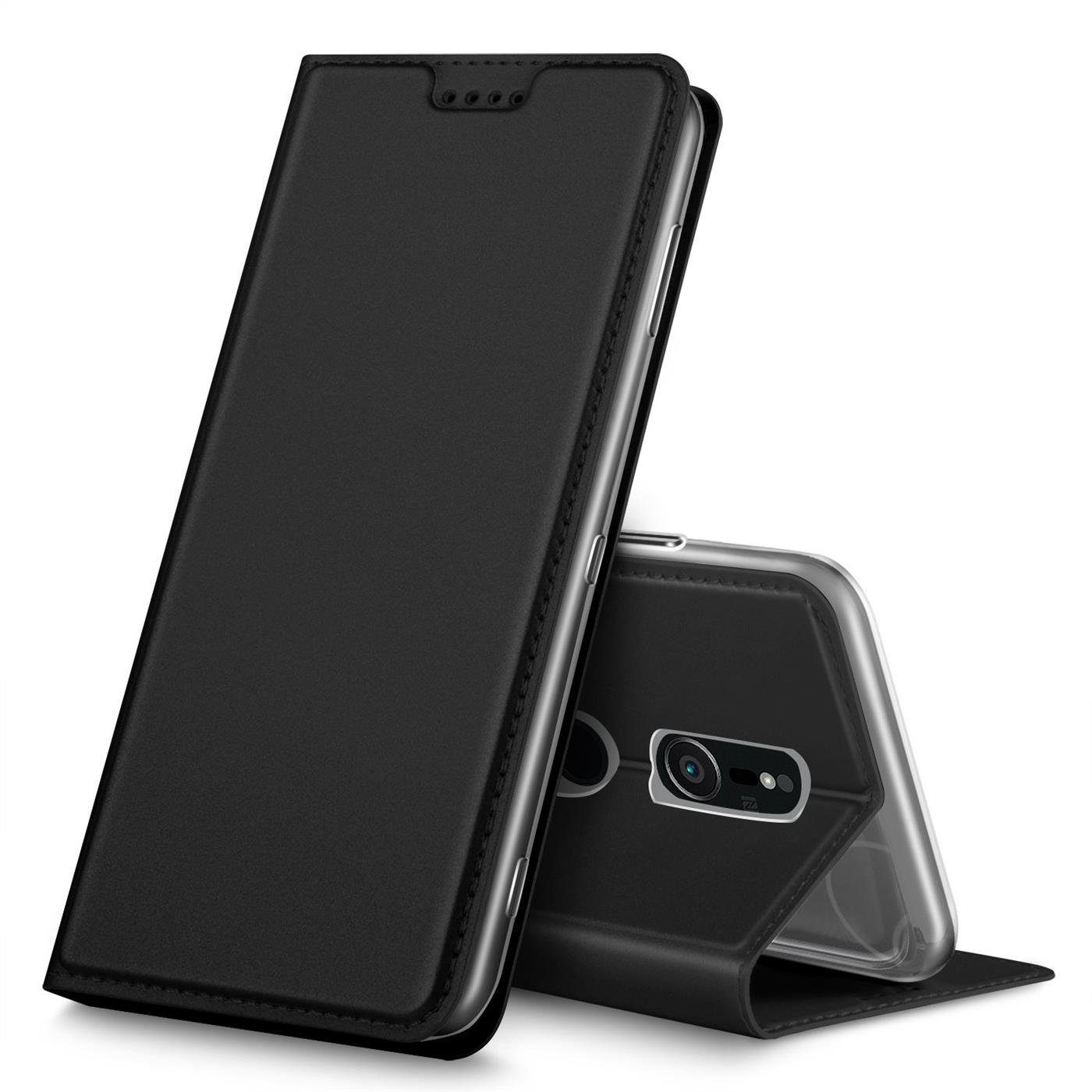 CoolGadget Handyhülle Magnet Case Handy Tasche für Sony Xperia XZ3 6 Zoll, Hülle Klapphülle Ultra Slim Flip Cover für Sony XZ3 Schutzhülle