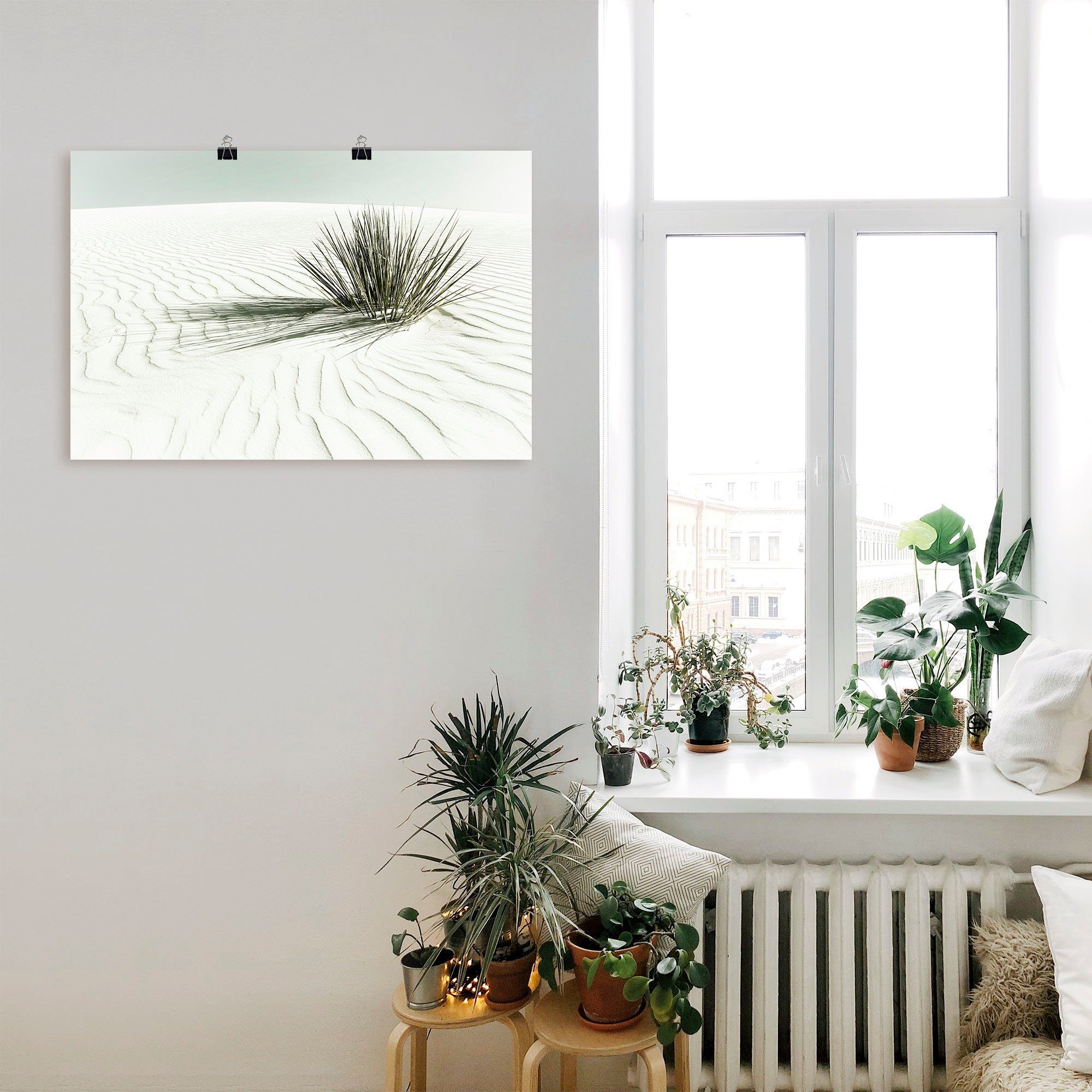 Artland Wandbild »Dünen, weißer Sand Vintage«, Strandbilder (1 Stück), in vielen Größen & Produktarten - Alubild / Outdoorbild für den Außenbereich, Leinwandbild, Poster, Wandaufkleber / Wandtattoo auch für Badezimmer geeignet-kaufen