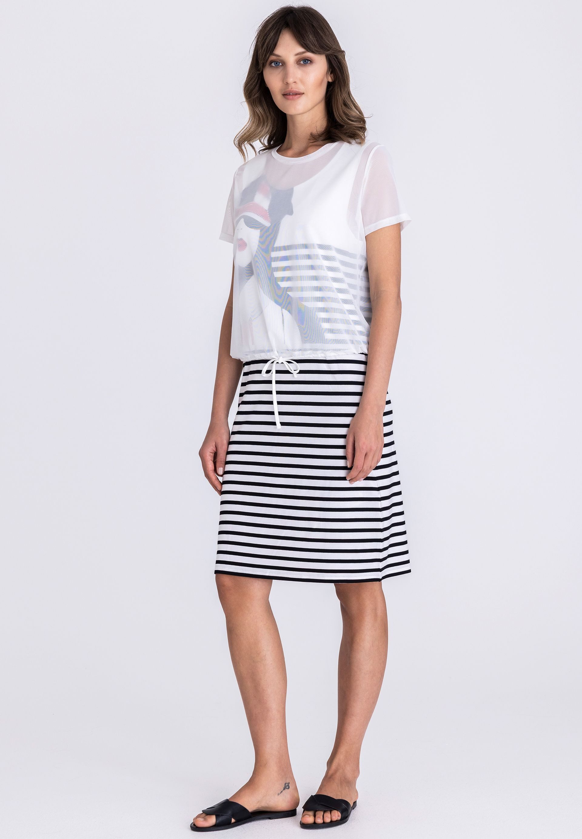 TUZZI Midikleid mit Bindeband günstig online kaufen