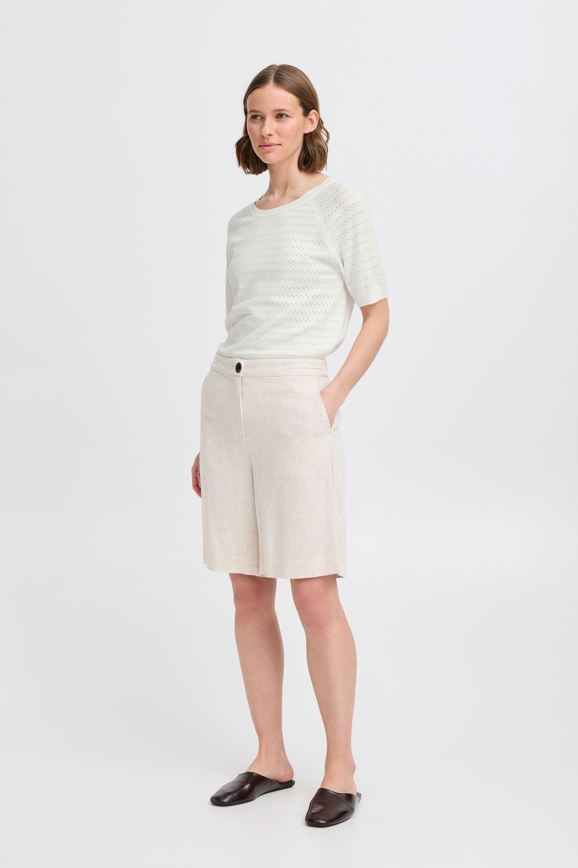 b.young Strickpullover BYOMANJA Feinstrick T-shirt günstig online kaufen