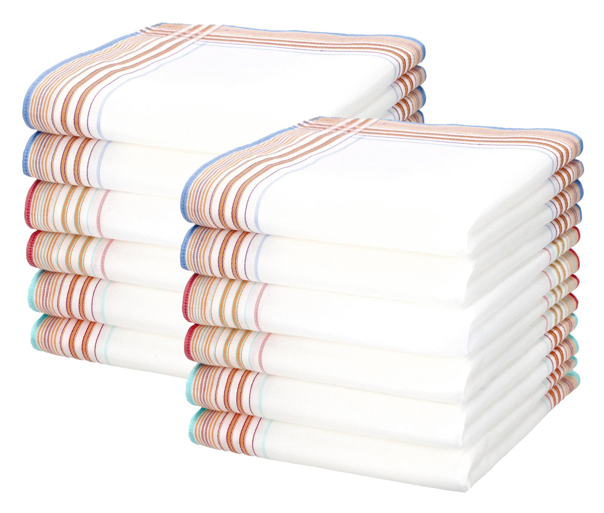 Betz Taschentuch 12 Stück Damen Stoff Taschentücher Paloma 4 Größe 28x28 cm, (Set, 12-St. 12 Taschentücher 28x28 cm), 100% Baumwolle