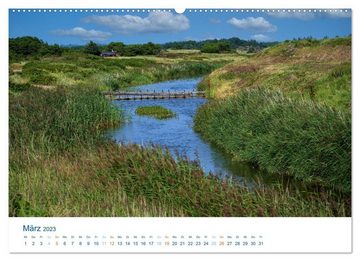 CALVENDO Wandkalender Dänemarks Nordseeküste - Südjütland (Premium, hochwertiger DIN A2 Wandkalender 2023, Kunstdruck in Hochglanz)