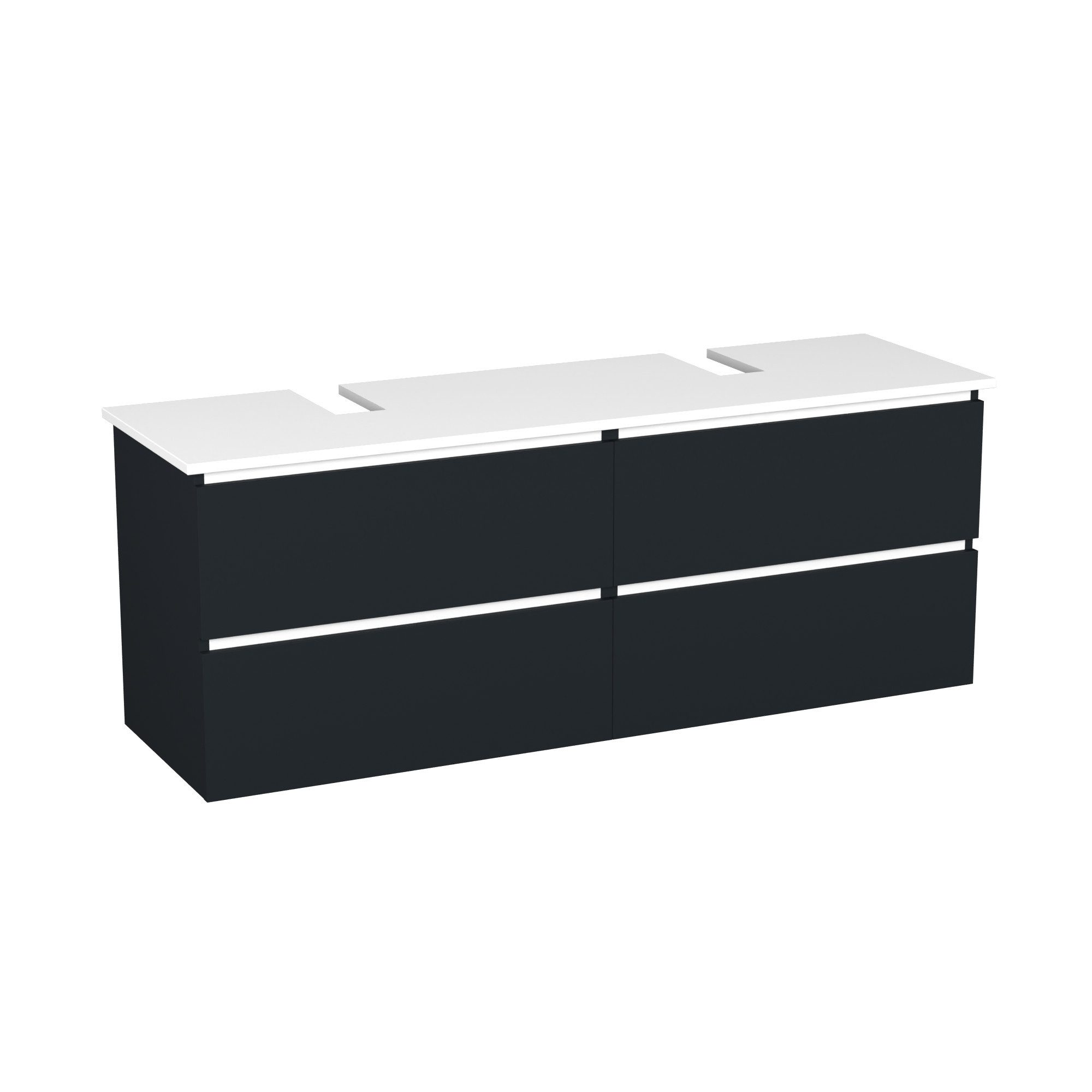 GARLIVO Waschbeckenunterschrank GLB-160 mit Schubladen, Badezimmer günstig online kaufen