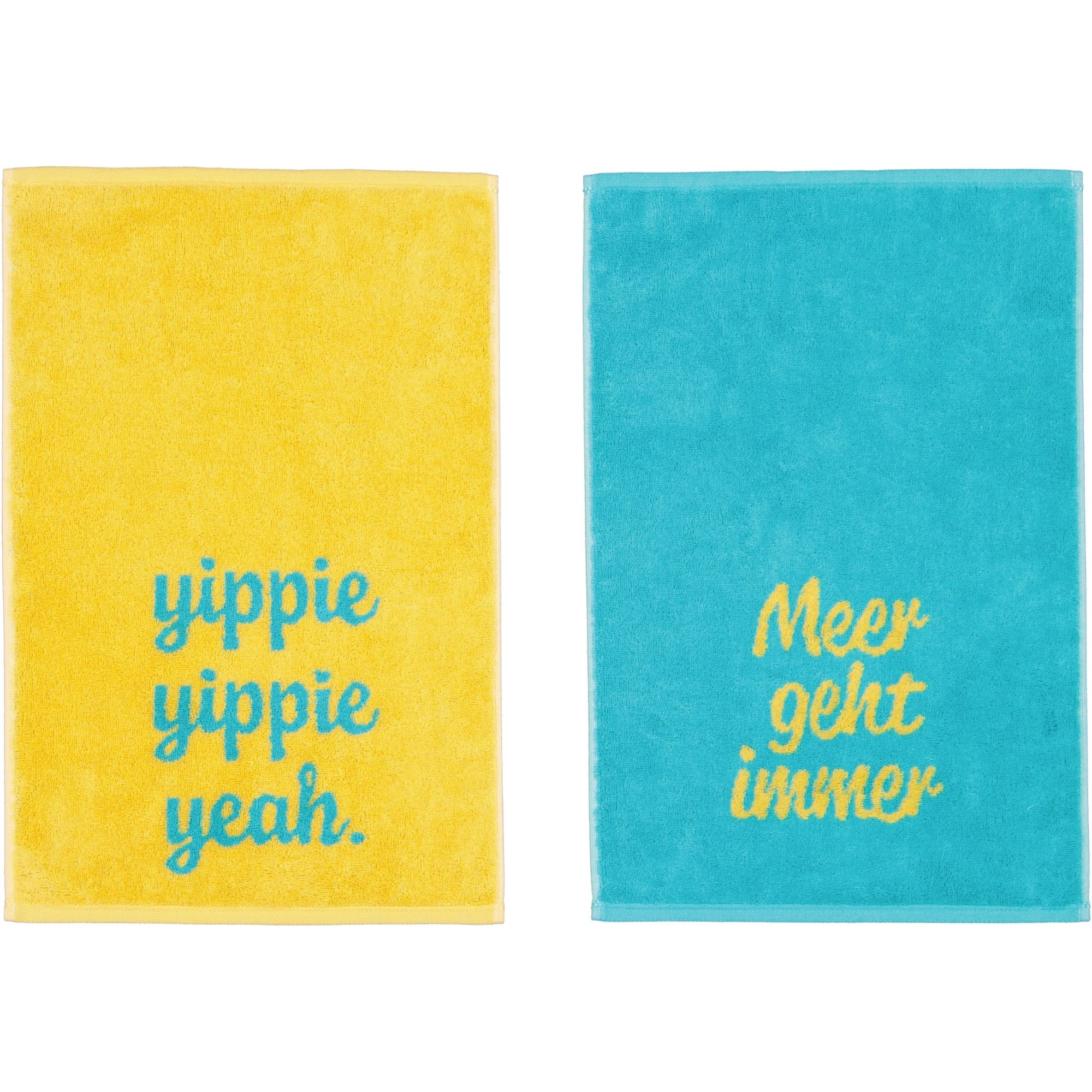 Cawö Handtücher Postcard Towels Edition 100, 100% Baumwolle (1-St)