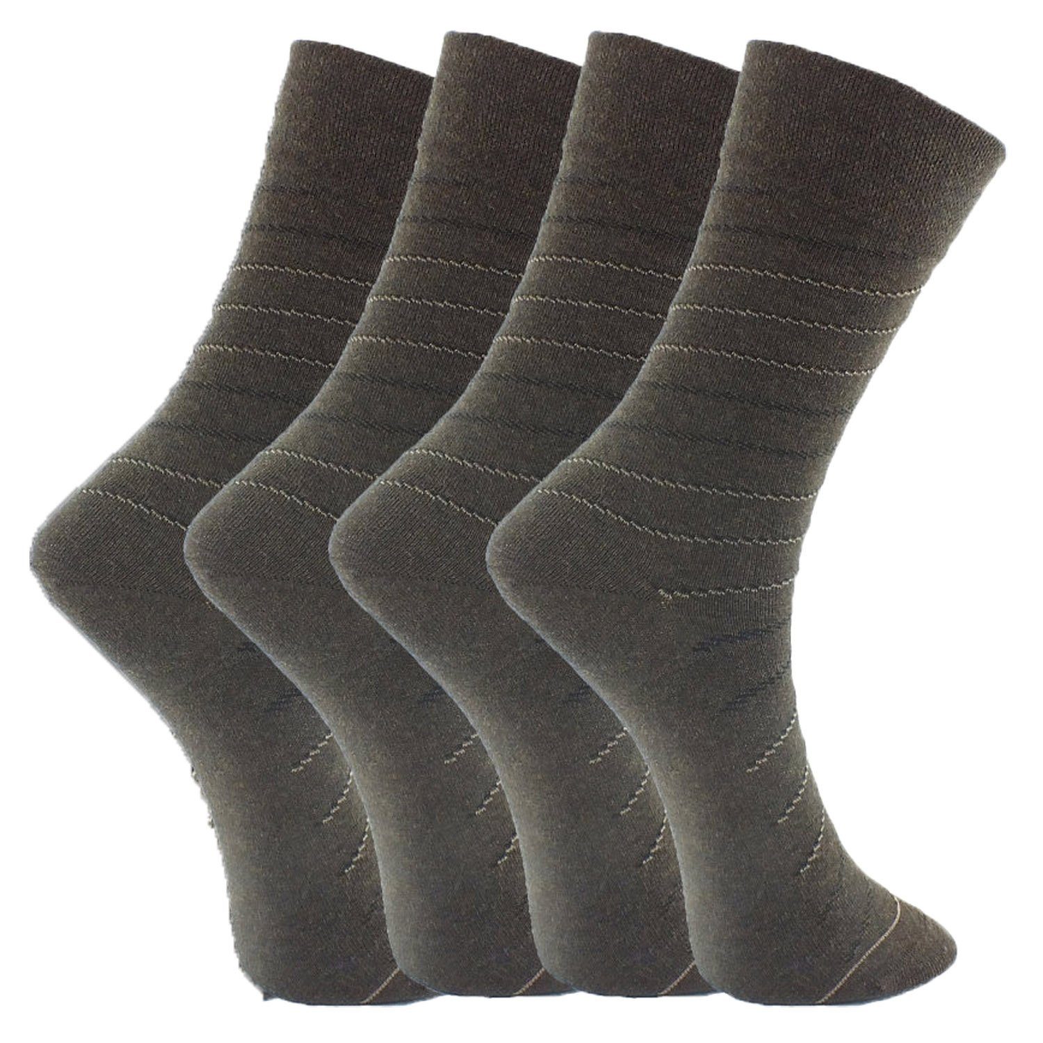 braun Socken (2-Paar) Doppelpack Camano Socken Herren