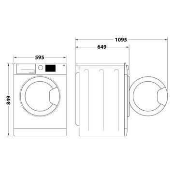 Indesit Wärmepumpentrockner YT M11 83K RX EU, 8 kg, Knitterschutz, EasyCleaning-Filter, 15 Programme