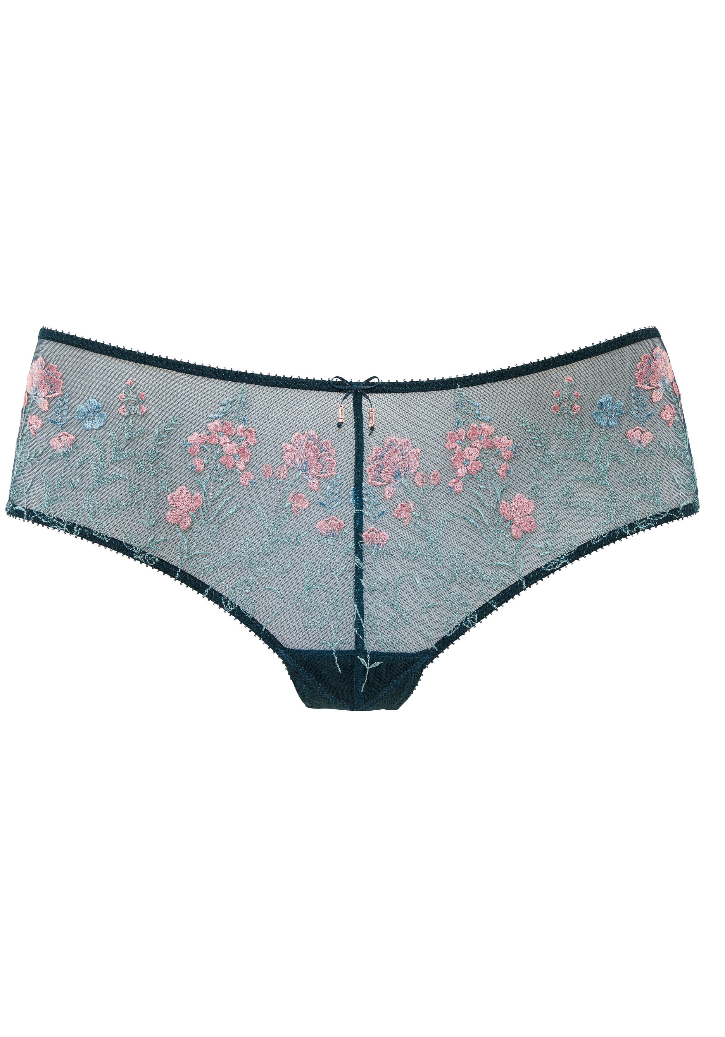 LASCANA Stringpanty Maria mit Blumen aus Stickereispitze, als Dessous-Set kombinierbar – Bild 2 von 4