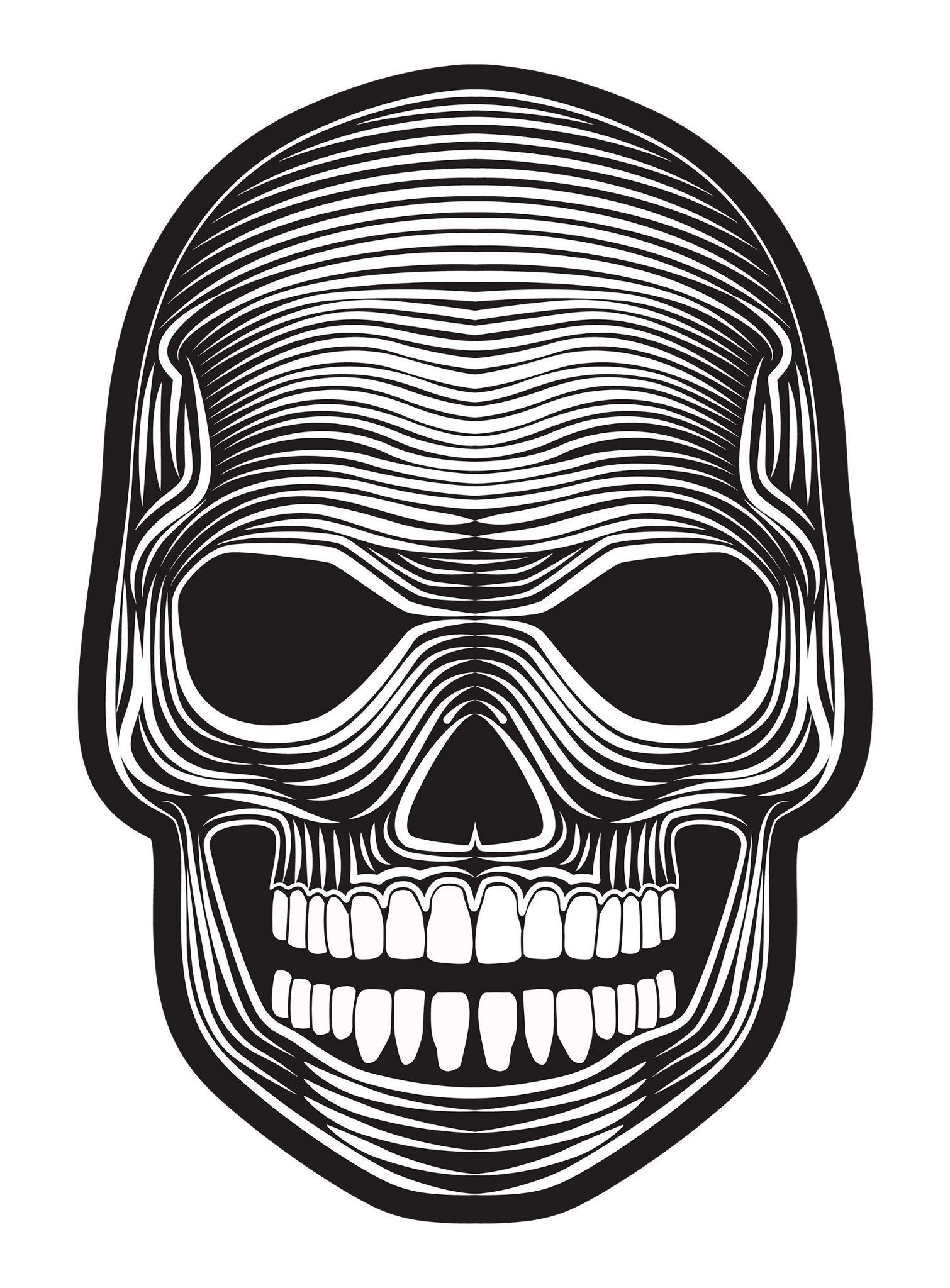 Morphsuits Verkleidungsmaske Totenkopf Leuchtmaske - Halloween Kostüm Herren, Soundaktiviert: leuchtet beim Sprechen!