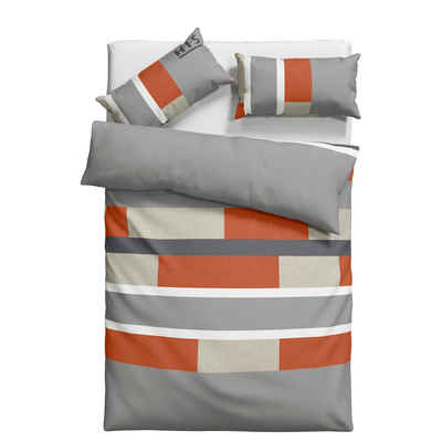 Bettwäsche Etienne in Gr. 135x200 oder 155x220 cm, H.I.S, Linon, 2 teilig, Bettwäsche aus Baumwolle, zeitlose Bettwäsche mit Streifen-Design