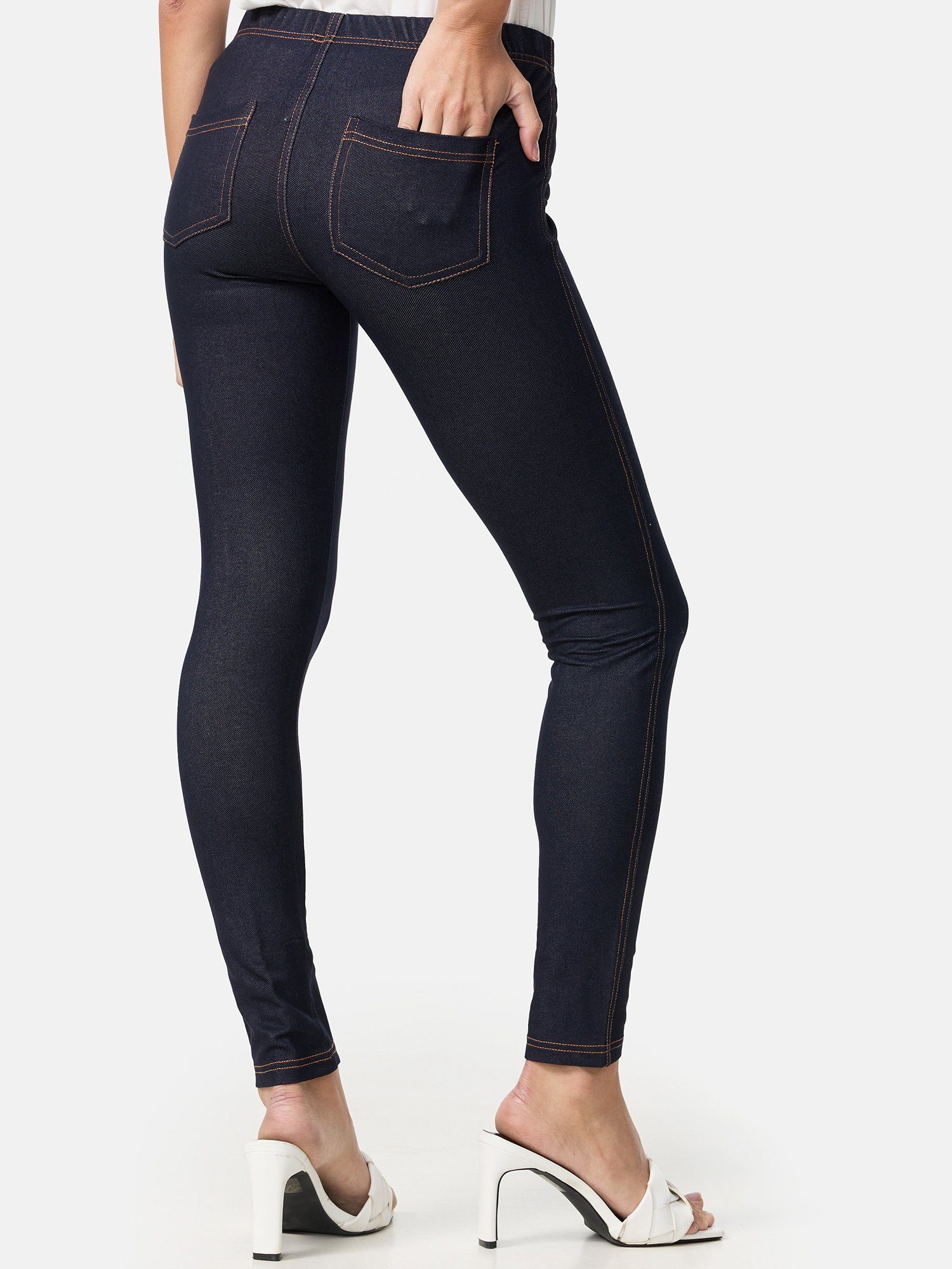 Nur Die Treggings Relax & dunkeljeans Go