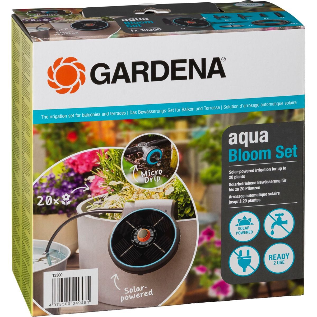GARDENA Bewässerungssystem Gardena Bewäss.Set aquaBloom
