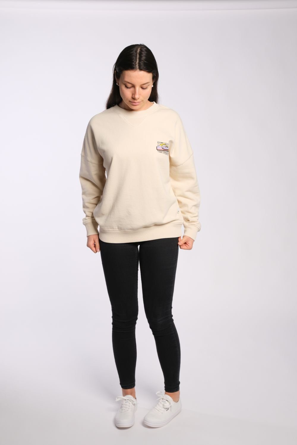 Quiksilver Woman Sweatshirt Quiksilver Sweatshirt Beige