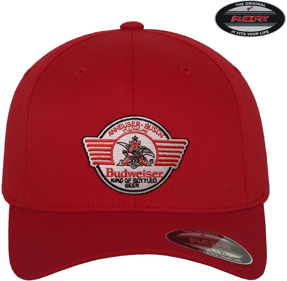 Cappello Snapback Budweiser Ufficiale – Tesa Curva, Taglia Unica, Multicolore