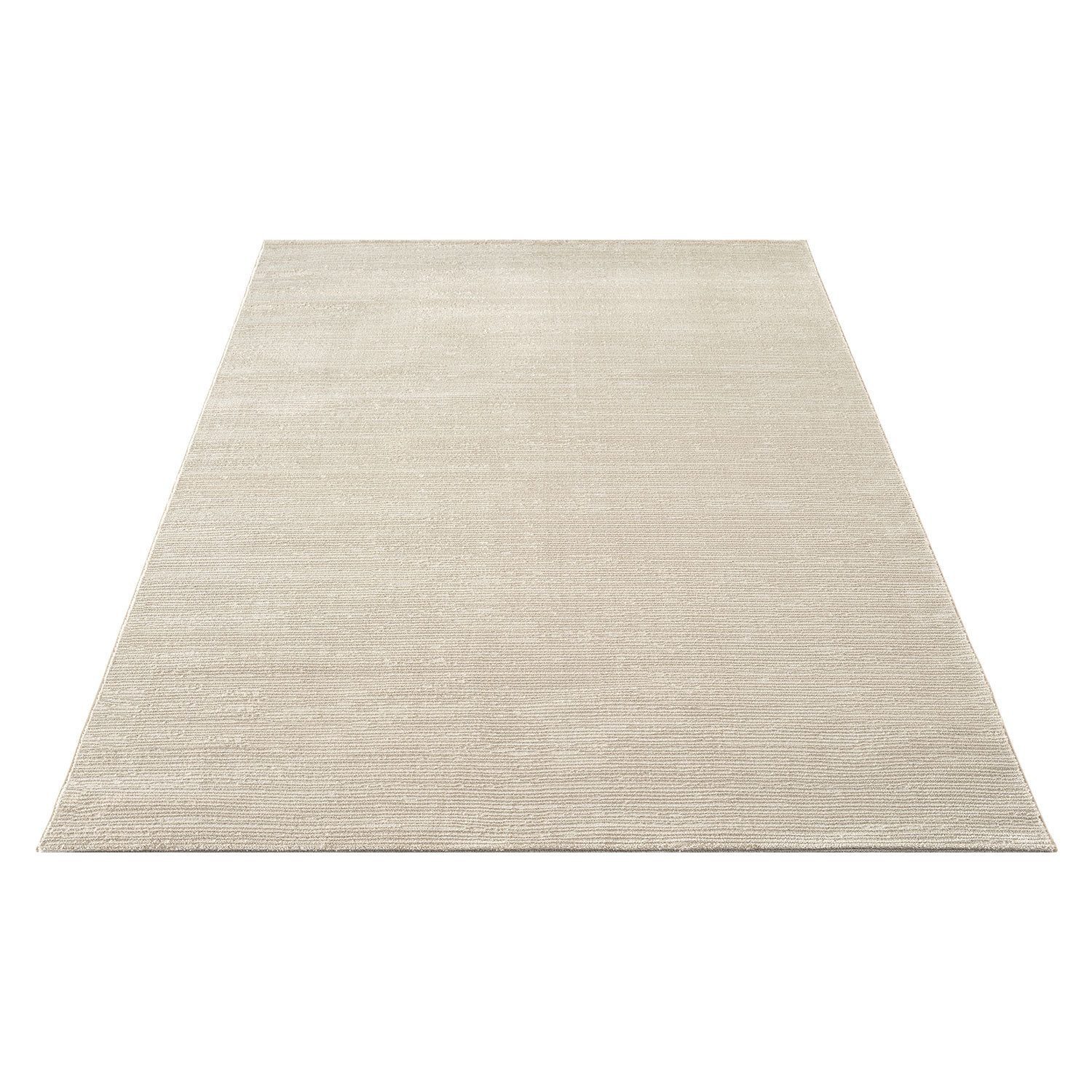 Carpetilla Teppich Kurzflor Teppich Modern– Wohnzimmerteppich pflegeleicht – viele Größen, Teppich Wohnzimmer 3D effekt Boho Einfarbig hoch-tief Streifen