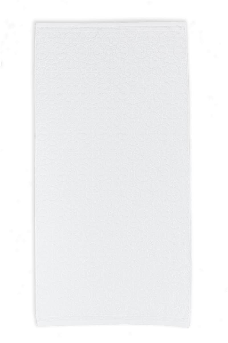 PiP Studio Handtuch Tile Pip White 70X140 Weiß 100% Cotton, terry, 500 GSM  70 x 140 c, Baumwolle (1-St)