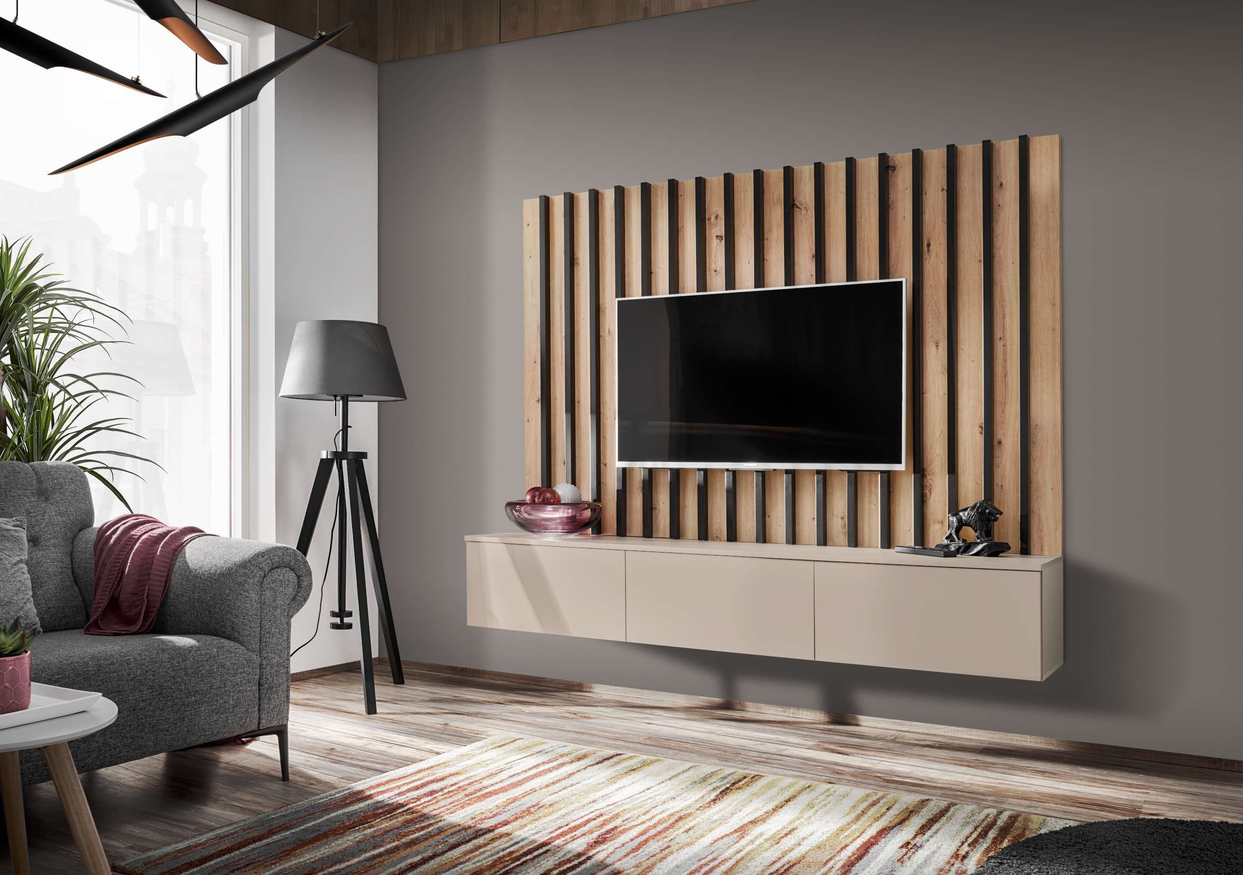 99rooms Wohnwand Vitore II, (Wohnzimmer-Set, Wohnmöbel), günstig online kaufen