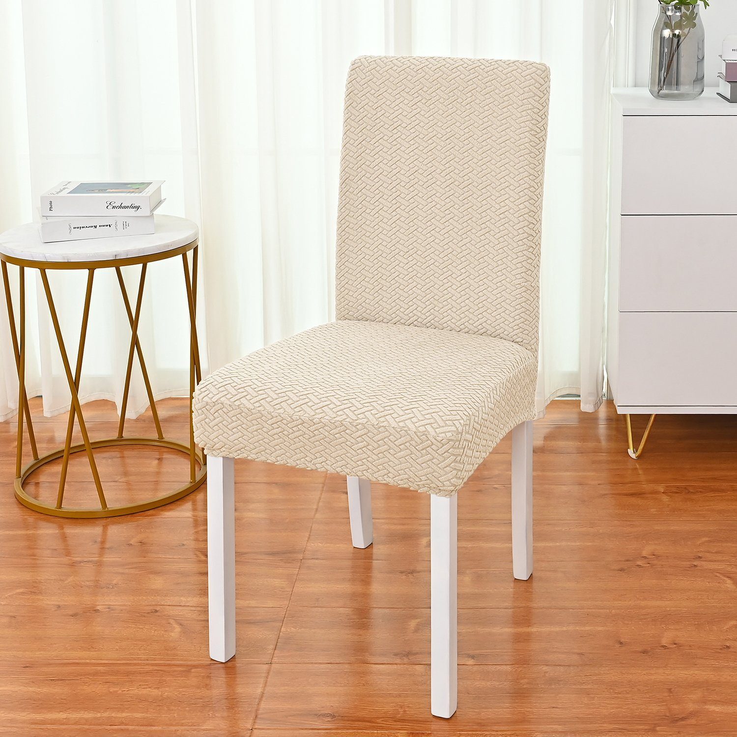 BYSURE Stuhlhusse, Esszimmer Stretch-Stuhlhussen Schonbezug, 2/4/6er günstig online kaufen