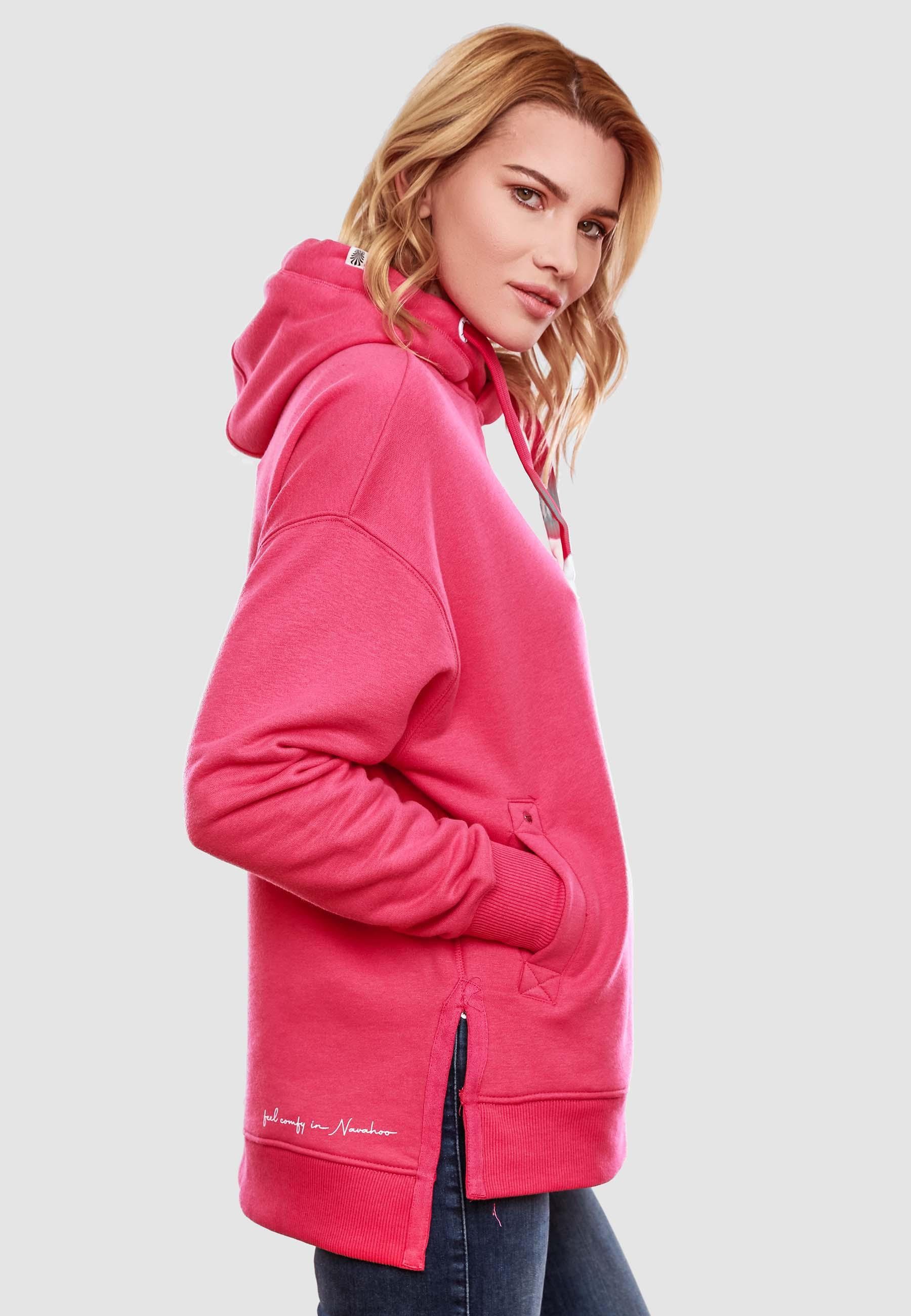Navahoo Kapuzensweatshirt Silberengelchen Kuscheliger Damen Hoodie mit Oversize Look