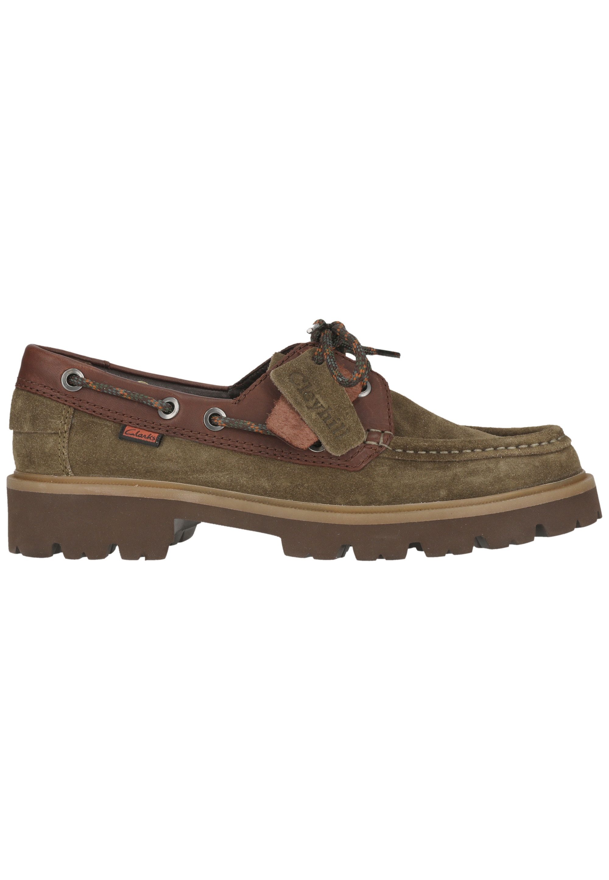 Clarks Cleyhill Boat Schnürschuh mit markanter XTRALITE-Sohle
