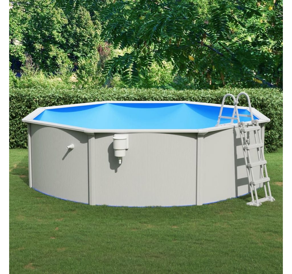 Thumbnail - vidaXL Pool, mit Sicherheitsleiter 460x120 cm