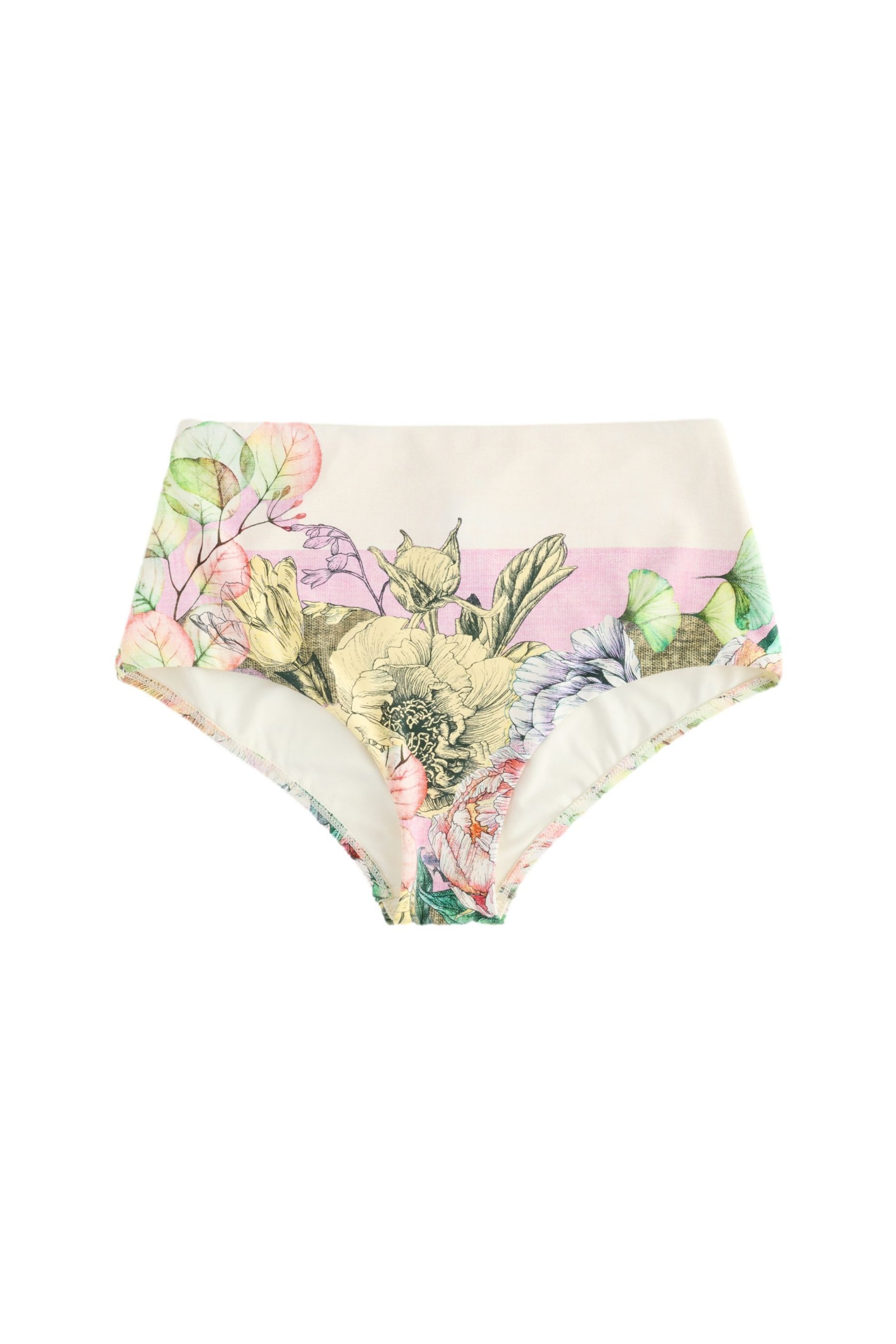 Next Highwaist-Bikini-Hose Hochbund-Bikinihose mit Print (1-St) günstig online kaufen