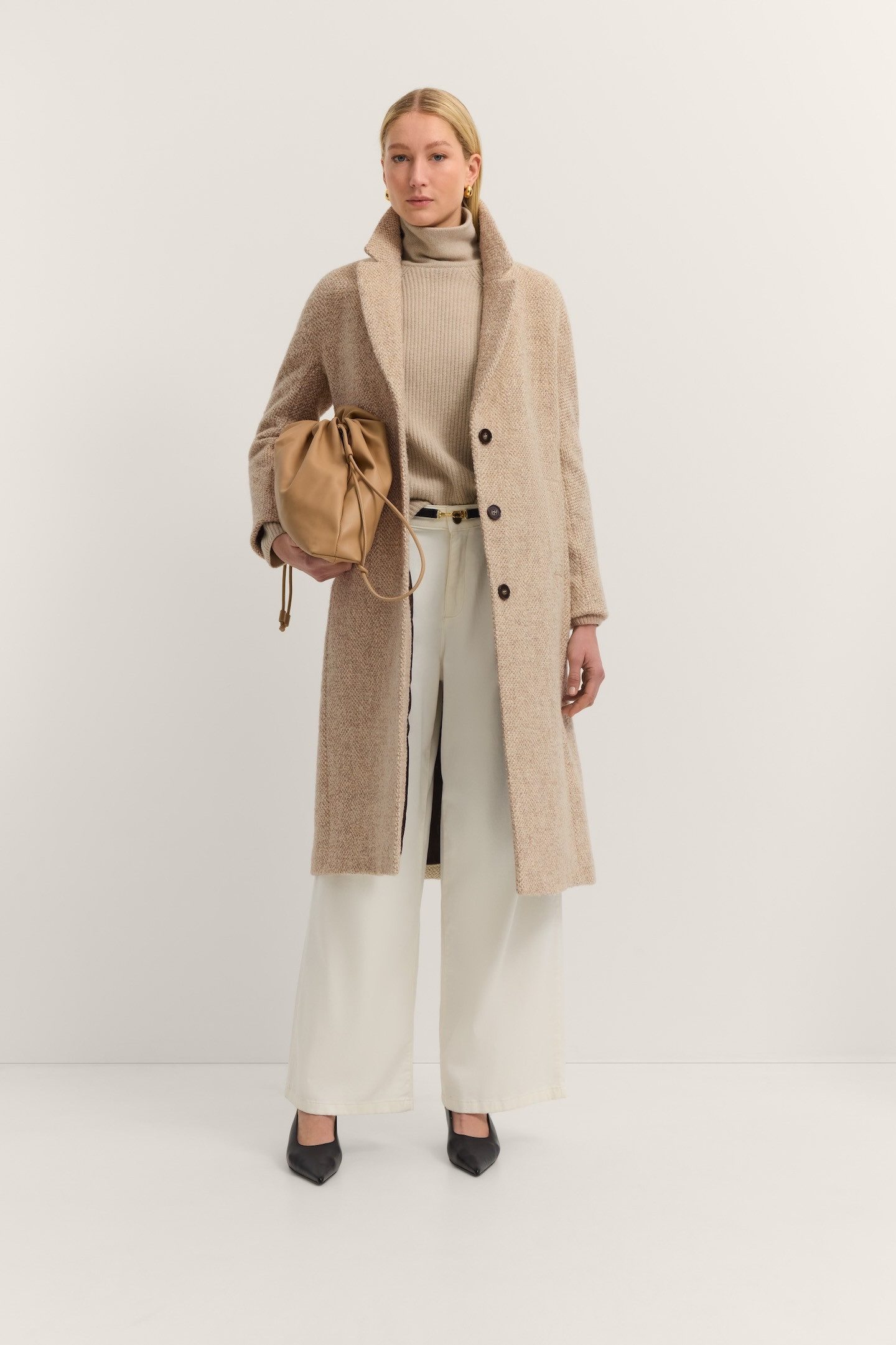 bugatti Langmantel Loose Fit mit Reverskragen & Flexcity Stretch günstig online kaufen