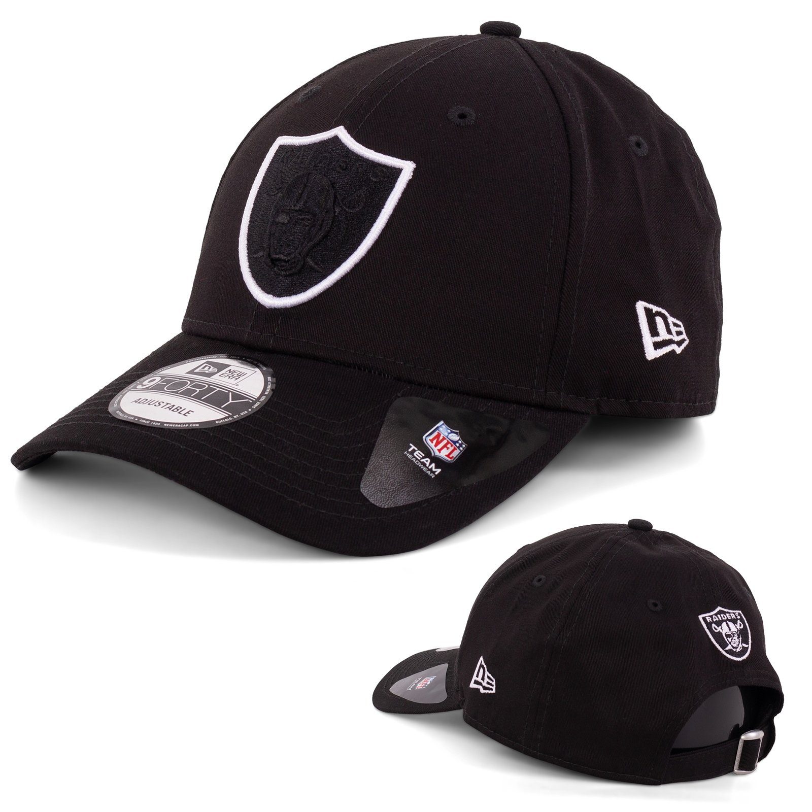 New Era Baseball Cap Cap New Era Oakland Raiders, F blk/blk/wh (1-St)