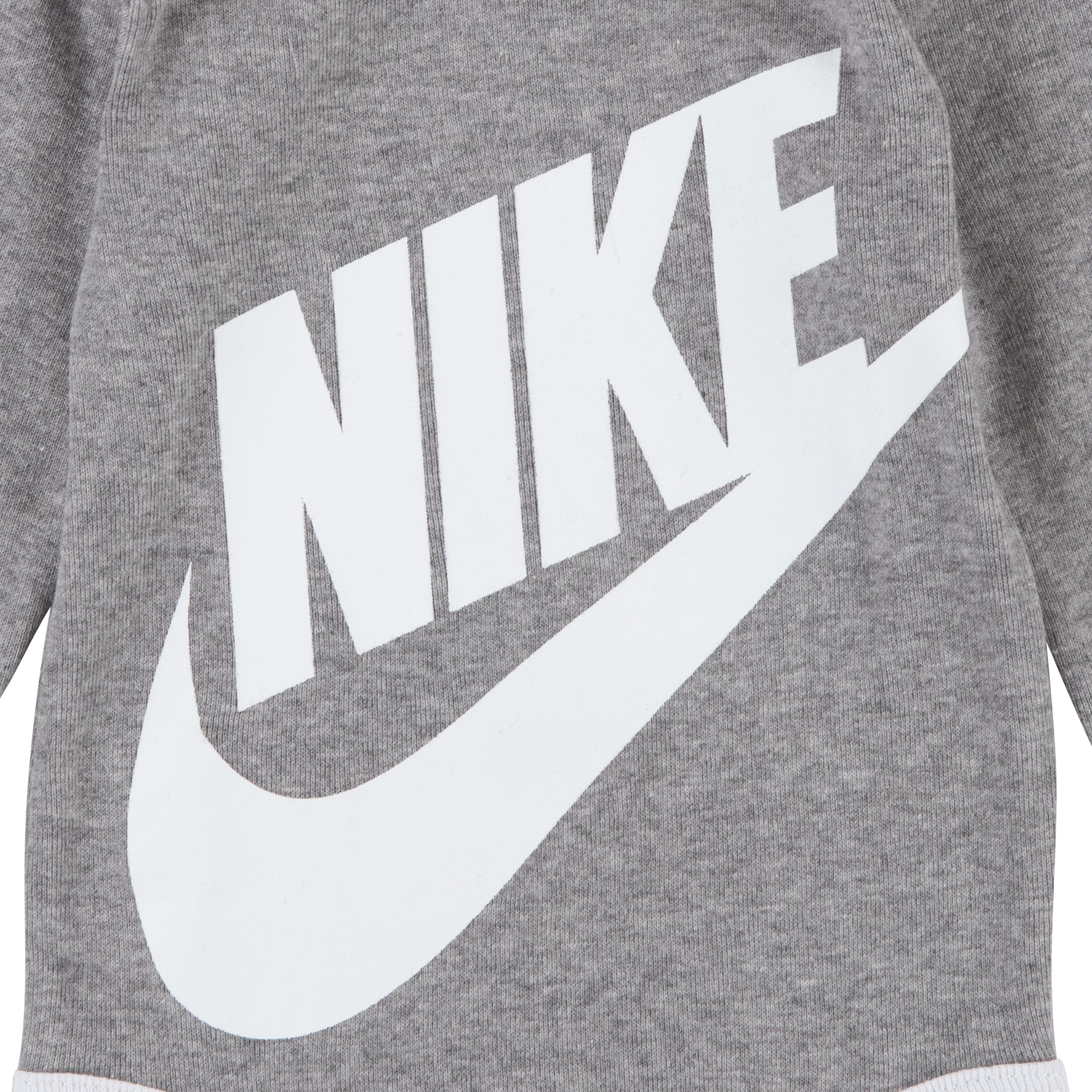 Nike Sportswear Erstausstattungspaket FUTURA LOGO (Set, LS BOO BODYSUIT 3-tlg) HAT meliert grau / 