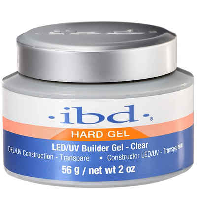 IBD UV-Gel IBD Aufbaugel Hard Gel LED/UV Builder Gel, Clear, 1er Pack (1 x 56 g), 1-tlg., hohe Haftung, langlebig, splittert nicht - Made in USA