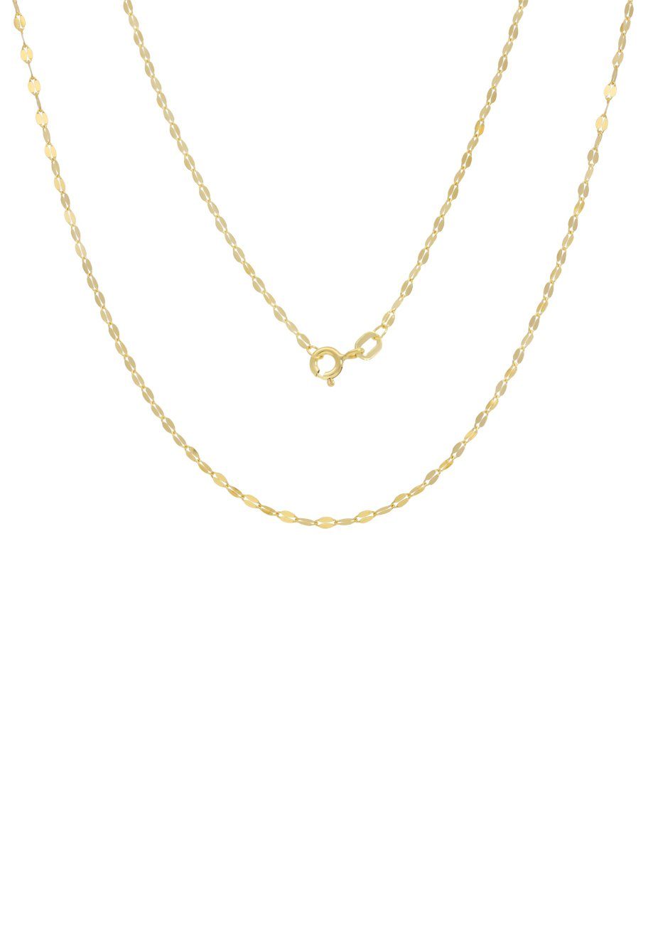 Firetti Kette ohne Anhänger Schmuck Geschenk Gold 750 Halsschmuck Halskette Goldkette Plättchen