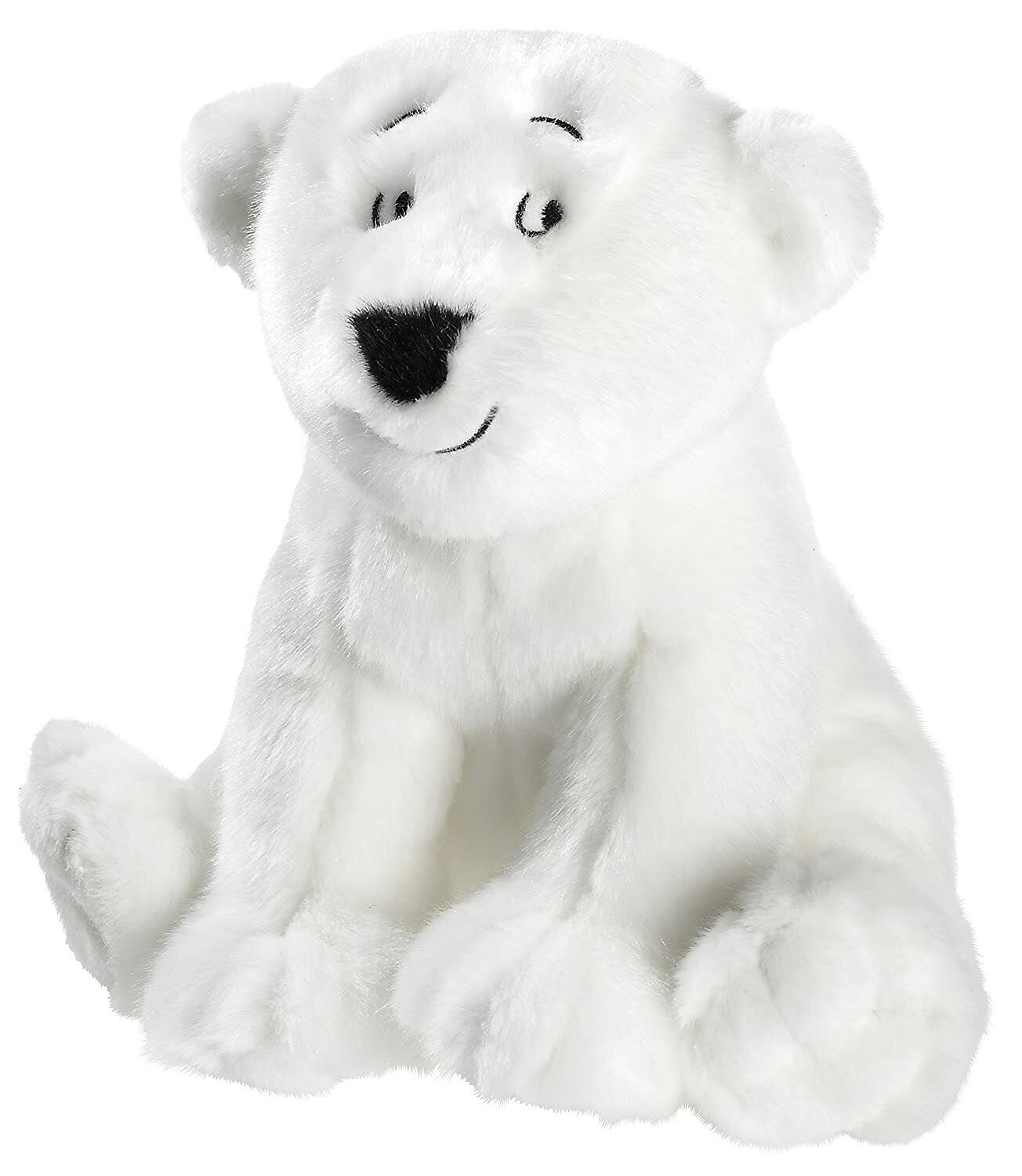 Heunec® Kuscheltier Plüschtier Kleiner Eisbär Lars sitzend 25 cm