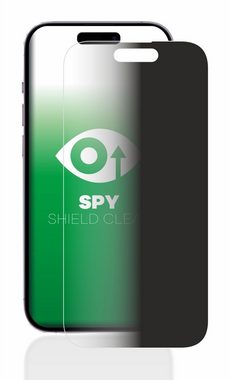 upscreen Blickschutzfolie für Apple iPhone 14 Pro, Displayschutzfolie, Blaulichtfilter Privacy Folie Schutzfolie Sichtschutz klar Anti-Spy