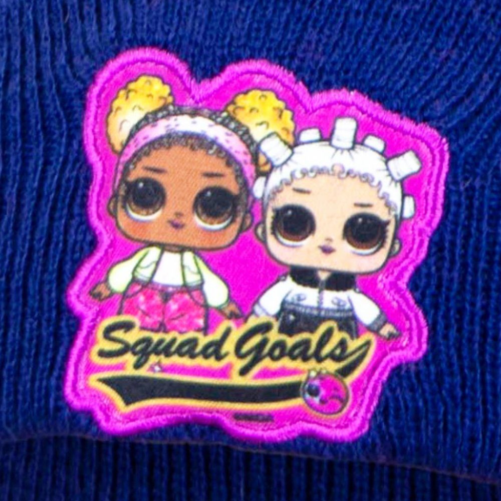 L.O.L. SURPRISE! Bommelmütze LOL Surprise Kinder Mädchen Herbst Winter Set Mütze Loop Gr. 54